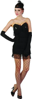 Immagine prodotto di Elegante costume Charleston da donna nero - S