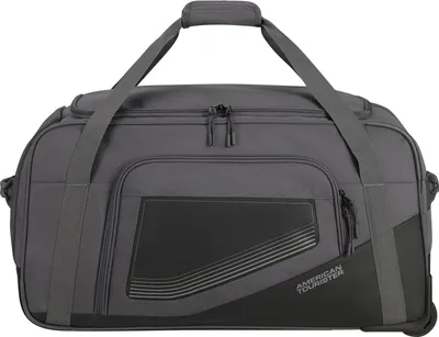 Produktbild von American Tourister Reisetasche Trolley City Racer Duffle / WH Black dunkelgrau 65cm