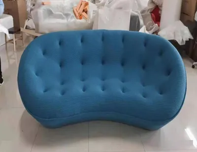 Image de Canapé 3 places Canapé Coussin Canapé Salon Design Textile Tissu