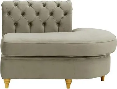 Produktbild von Chesterfield Modul - Abschlusselement rund, rechts (ECR)-Velluto 17-like oak