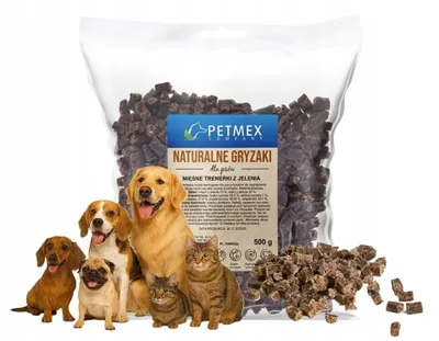 Obrázek produktu pro PETMEX Trenerki mięsne z jelenia 500g