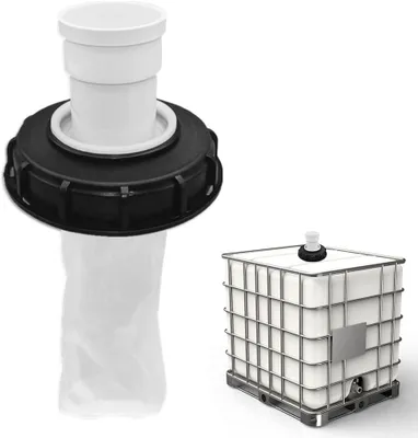 Imagen del producto de Tapa con filtro, de nylon, de 165 mm, lavable, para depósitos de agua de lluvia y bidones