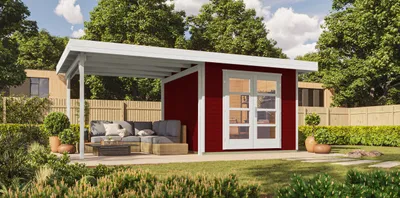Produktbild von Marlo 126 B Gr.2, schwedenrot B x T x H 645 x 377 x 225