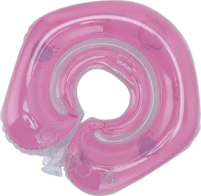 Immagine prodotto di Anello galleggiante neonato collare gonfiabile piscina giocattolo per 0-18 mesi bambino rosa