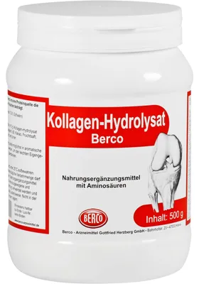 Produktbild von Kollagen-Hydrolysat Berco Pulver, 500 g Pulver