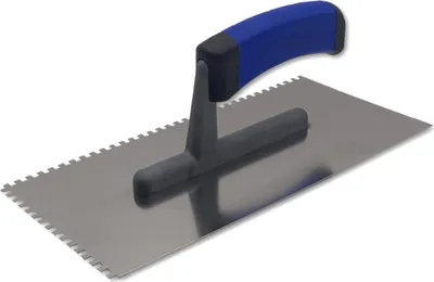 Produktbild von DEWEPRO Zahnkelle 4x4 mm PROFI - Edelstahlblatt 270x130mm – rostfrei