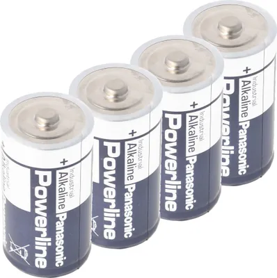 Produktbild von Panasonic Powerline LR14 C Baby Batterie 4er Folie, bis zu 7 Jahre lagerfähig