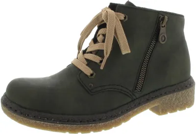 Produktbild von Rieker 53241-54 Schuhe Damen Stiefeletten Boots Warmfutter, Größe:37 EU, Farbe:Grün