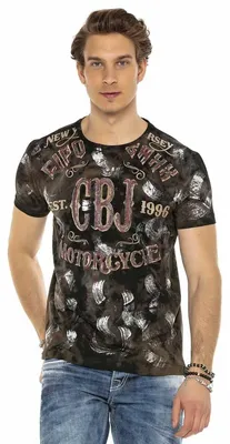 Produktbild von CT560 Herren T-Shirt mit vintage Waschung