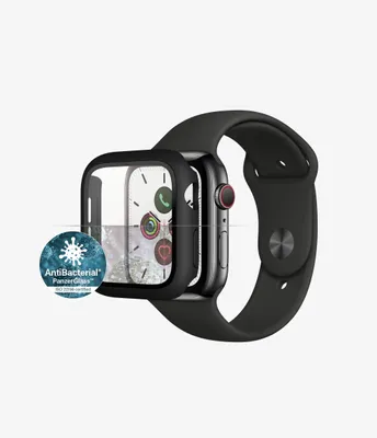 Obrázok produktu pre PanzerGlass ® Full body Case Black Apple Watch Series SE 3 | SE | 6 | 5 | 4 | 40mm, Apple, Apple - Watch Series 4 40mm, Apple - Watch Series 5 40mm, Apple - Watch Series 6 40mm, Apple -..., Suché aplikovanie, Odolné proti poškriabaniu, Odolný proti nárazom, Antibakteriálne, Čierna, 1 kusov