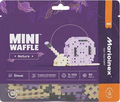 Obrázek produktu pro MARIOINEX Nature mini vaflové bloky 50 kusů Śli. 06101