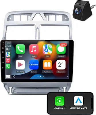 Produktbild von Carplay 1+32G Für peugeot 307 2002-2013 Android13 autoradio GPS Navi Radio BT WIFI RDS dab+ camera SWC