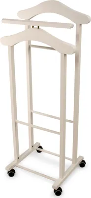 Produktbild von Kleiderständer aus massiver Buche Modell 103, 2 Formbügel, 37 cm Breite, 105 cm Höhe