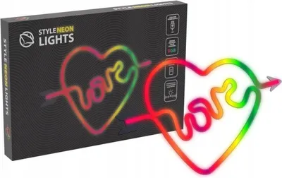 Obrázok produktu pre Dekoratívny nápis Manta Neon LED LOVE