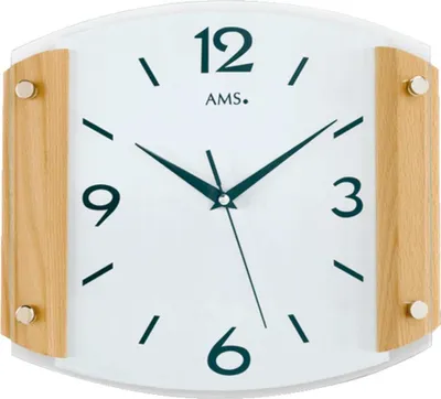 Produktbild von AMS Funk-Wanduhr, Funkwerk, 30x26x5cm, 5938/18