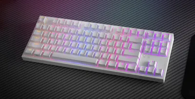 Produktbild von GENESIS Thor 404 TKL, Kabelgebunden, USB, Mechanischer Switch, QWERTY, RGB-LED, Weiß