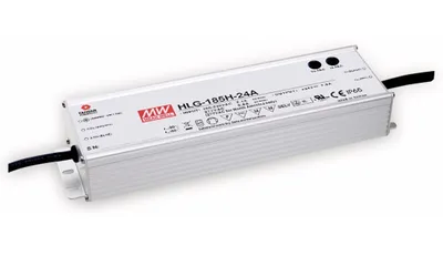 Produktbild von MEAN WELL LED-Netzteil HLG-185H-24A, 24V-/7,8A
