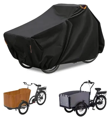 Produktbild von Lastenrad Abdeckung 420D Oxford Wasserdicht 225x105x110 cm für alle Jahreszeiten