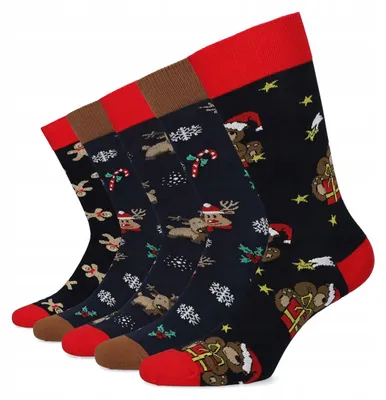 Produktbild von Lancerto Weihnachtssocken 5 Paar Mix Größe 39-42