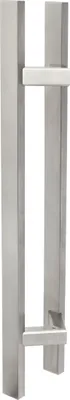 Immagine prodotto di KOTARBAU® Ferramenta per porte esterne Maniglia bifacciale per porte d'ingresso in acciaio inox INOX 45 gradi 800x1000 mm
