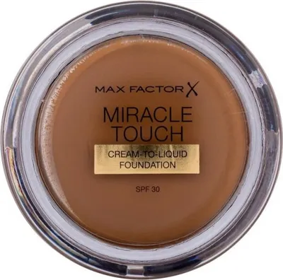 Obrázek produktu pro Max Factor Miracle Touch, Kompaktní skříň, Univerzální, Proti zarudnutí, Hydratační, Lesklý, Vyhlazující, Tónování, Toasted Almond, Matný, 11,5 g