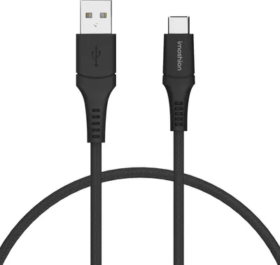 Productafbeelding van imoshion Braided USB-C naar USB kabel - 0,5 meter - Zwart