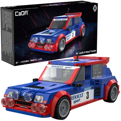 Image de Cubes de construction Cada « Renault 5 Maxi Turbo » - 308 pièces