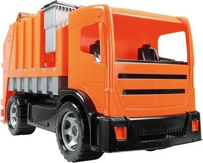 Obrázok produktu pre Lena GIGA TRUCKS Garbage truck Arocs with labels, Model smetiarskeho vozu, Garbage truck, 3 rok / roky, Plast, Šedá, Oranžová