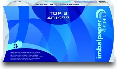 Produktbild von Papernet 3- lagiges Toilettenpapier 8 Rollen Nr. 401977