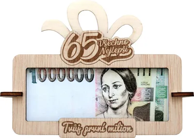 Obrázek produktu pro Tabulka na peníze Tvůj první milion k 65
