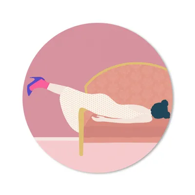 Produktbild von MuchoWow® Mauspad Mousepad Vintage - Frauen - Pastell 20x20 cm - Mousepads - Maus Mat - Pad - Mausunterlage - Schreibtischmatte
