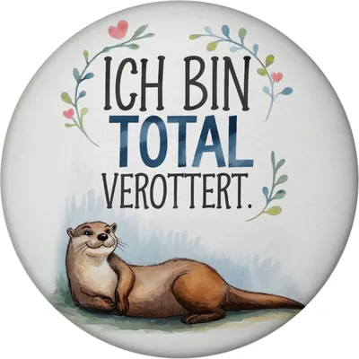 Produktbild von Niedlicher Otter - Total verottert Magnet