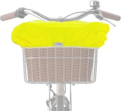 Produktbild von Famanu Faltbare Regenhaube für Fahrradkörbe - Wasserdicht und Schmutzabweisend