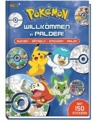Obrázok produktu pre Pokémon: Willkommen in Paldea!: Suchen - Rätseln - Stickern - Malen