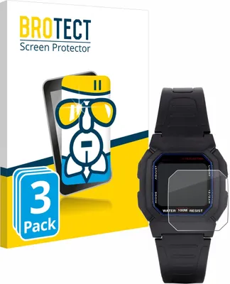 Produktbild von 3x BROTECT Schutzglas für Casio W-800H-1AVES Schutzfolie Panzer Folie Glas Display Schutz klar
