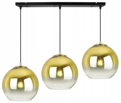Obrázek produktu pro Závěsná lampa Stropní svítidlo Zlatý stínidlo 20 cm