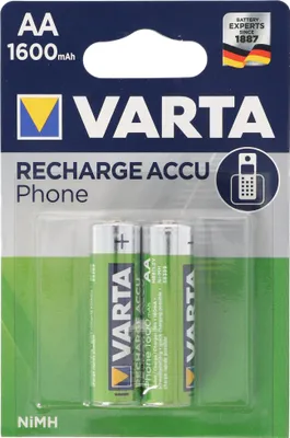Produktbild von Varta Akku RECHARGE Phone    AA  HR6  1600mAh           2St.