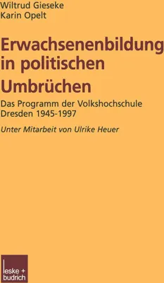 Produktbild von Erwachsenenbildung in politischen Umbrüchen