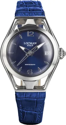 Produktbild von 0526A02A-00BLNKPB Italy Damenuhr Montecristo Lady blau Ref. 0526 Locman