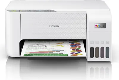 Zdjęcie produktu dla Epson EcoTank L3256, Atramentowa, Drukowanie w kolorze, 5760 x 1440 DPI, A4, Bezpośrednie drukowanie, Biały