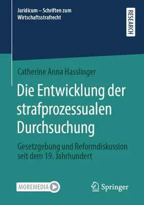 Obrázek produktu pro Die Entwicklung der strafprozessualen Durchsuchung