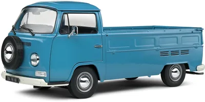 Image de Solido 421186370 VW T2 plateau 1968 bleu 1:18