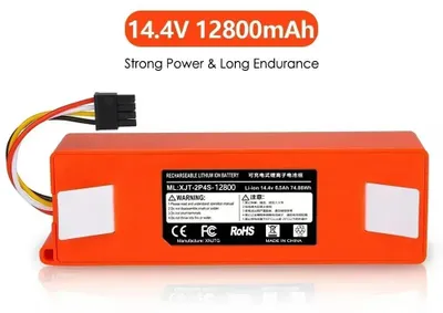 Obrázek produktu pro Náhradní baterie pro robotický vysavač – BRR-2P4S-5200S – Li-Ion 18650 – 14,4 V – pouze baterie – 12 800 mAh
