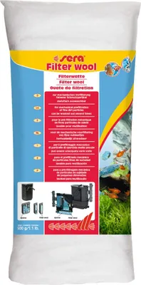Image de coton de filtration SERA 500 g
