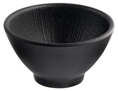 Produktbild von APS 85287 Schale/ Obstschale/ Müslischale NERO - Melamin, Ø 13 cm, 0,3 Liter, schwarz, stapelbar, spülmaschinengeeignet