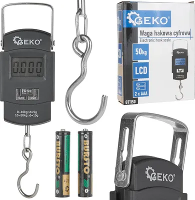 Obrázok produktu pre Závesná digitálna váha, 50kg, Geko