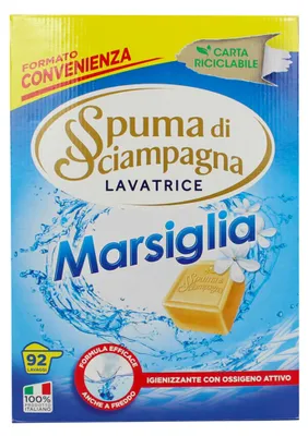 Produktbild von Lavatrice Fustino Marsiglia Waschmittel 92 Wäschen 4.14kg - Spuma di Sciampagna
