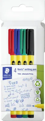 Immagine prodotto di STAEDTLER® Fineliner Noris 06mm nero 4 pezzi