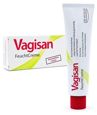 Productafbeelding van Vagisan vochtinbrengcrème bij vaginale droogheid, 50 g crème