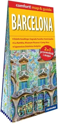 Immagine prodotto di Guida e mappa laminata di Barcellona 2 in 1